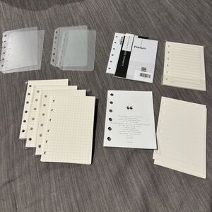 Pocket planner supplies
